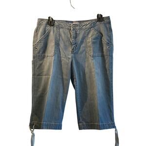 Chico’s Jean Bermuda shorts medium